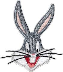 patch bugs bunny smiling face looney