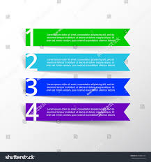 Vector Lines Arrows Infographic Template Diagram Stock