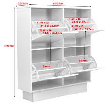 shoe rack dimensions sizes guide