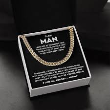 boyfriend cuban chain necklace promise