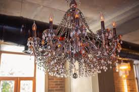 Luxury Crystal Chandelier Hanging From