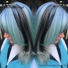 Whether it's icy ombre or baby blue balayage, pastel blue hair has our attention. Turquoise Blue And Black Ombre Waves 20 Pastel Blue Hair Color Ideas You Have To Try The Trending Hairstyle