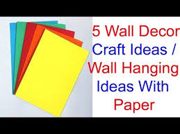 diy craft ideas wall decoration