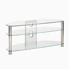 Large Clear Glass Corner Tv Stand Up To