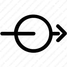 Download Arrow Circle Through Icon Inventicons