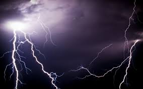 thunder storm lightning nature storm