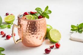 non alcoholic cranberry moscow mule