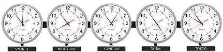 Time Zone Clocks Sapling Clocks