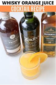easy fresh whisky orange juice tail