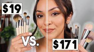 makeup brushes vs high end