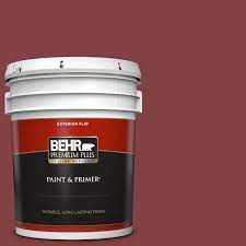 Red Wine Flat Exterior Paint Primer