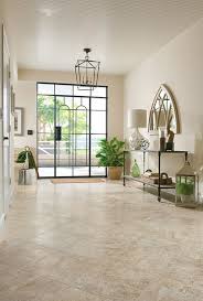 luxury vinyl tile foyer transitional