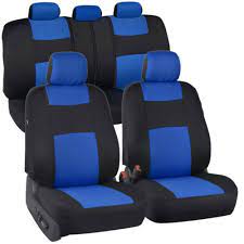 Polypro Car Seat Covers Full Set Blue