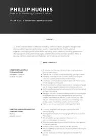 Director Of Communications Resume Samples And Templates