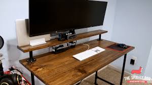 how to build a diy industrial pipe desk