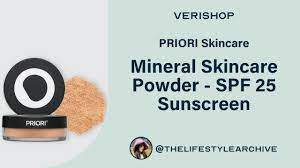 priori skincare mineral skincare powder