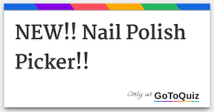 new nail polish picker