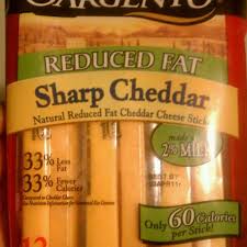 calories in sargento reduced fat sharp