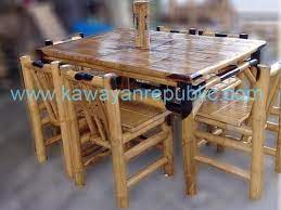 bamboo dining sets kawayan republic