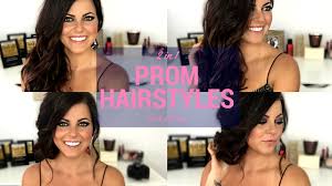 easy prom hairstyles tutorial for