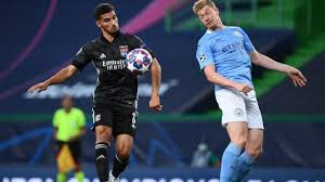 Kevin de bruyne has left the hospital with a fractured nose and eye socket following his clash of heads with chelsea defender antonio rudiger in the Houssem Aouar Caught The Eye Of Kevin De Bruyne