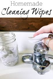 diy cleaning wipes lemons lavender