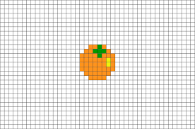 Pixel art simple et rapide pixel art rapide trendmetr. Orange Pixel Art Brik