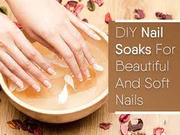 3 diy nail soaks to get beautiful and
