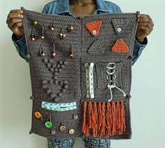 Depending on the size of your blanket. Fidget Sensory Blanket For Alzheimer S Crochet Pattern By Rose Obom