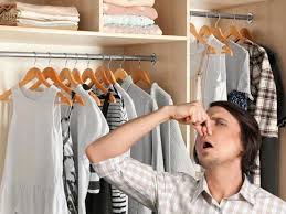 stop clothes smelling musty in wardrobe