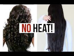 how to straighten hair without heat