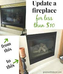 Update The Look Of A Fireplace For Less