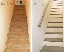 carpeted stairs get painted