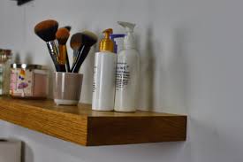 custom vanity shelves makeup shelf