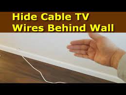 How To Hide Cable Tv Wires In Wall