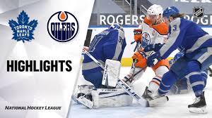 As the oilers look to make it five wins in a row, the toronto maple leafs will try to bounce back from a poor effort in vancouver by taking care of business in edmonton on hockey night. Maple Leafs Oilers 1 30 21 Nhl Highlights Youtube