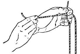 Hands tying knots | ClipArt ETC