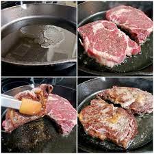 pan seared ribeye with garlic er