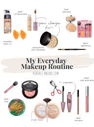everyday makeup routine kendall brooke
