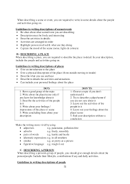 A FREE download with   descriptive writing activities  Ett 
