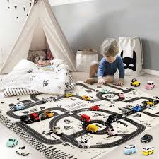 kids road carpet play mat for toy cars