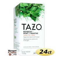 tazo refresh mint herbal tea caffeine