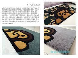 bape rug cartoon monkethick carpet mat