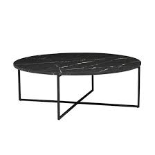 Your living room furniture can certainly help these coffee tables would serve all the purposes you would want them to. Elle Luxe Marble Round Coffee Table Black Black