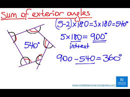 polygons the sum of interior angles