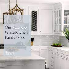 our favorite white kitchen paint colors