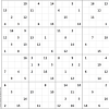 Sudoku 16 x 16 para imprimir / each long diagonal (grey cells) must contain a number from 1 to 16. 1