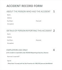 School Incident Report Form Template Injury Incident Report Template