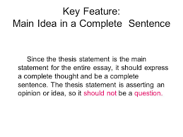 Tips and Examples for Writing Thesis Statements   ppt video online    