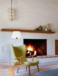 Floating Shelves Around A Fireplace